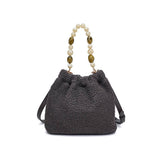Stone straw Crossbody