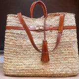 French basket tote bag chic design   