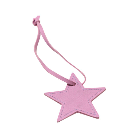 Faux Leather Star Bag Charm