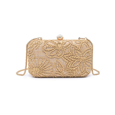 Tonal flower clutch
