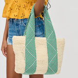 Lorena Straw Beach Summer Tote