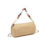 Stone strap - Straw Clutch