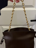 Chain bag strap gold