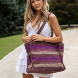 Anya Bag - Large Box Bag with lining -  Brown tones