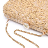 Tonal flower clutch