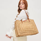 Oversized  straw Tote