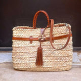 French basket tote bag chic design   