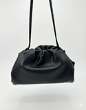 Smooth leather cloud bag