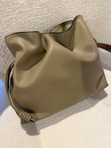 Cinch leather bag - small