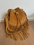 SUEDE BUCKET - fringes