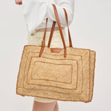 Oversized  straw Tote