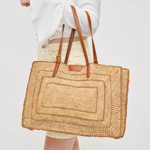 Oversized  straw Tote