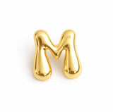 Balloon Letter Initial Brooch Pin