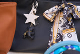 Faux Leather Star Bag Charm