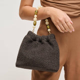 Stone straw Crossbody