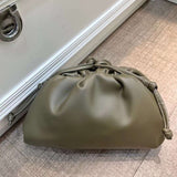 Smooth leather cloud bag