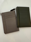 Zipper card case wallet