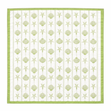 Shoreline Shell Scarf – Vacation Ready Square Design