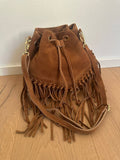 SUEDE BUCKET - fringes