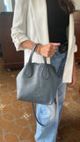 Gramercy leather tote