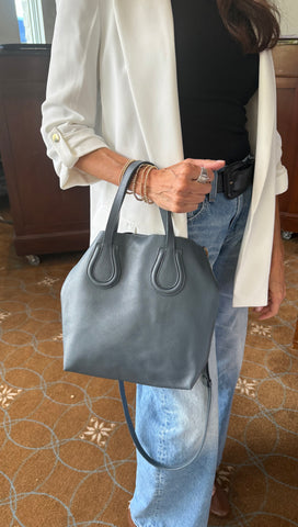Gramercy leather tote