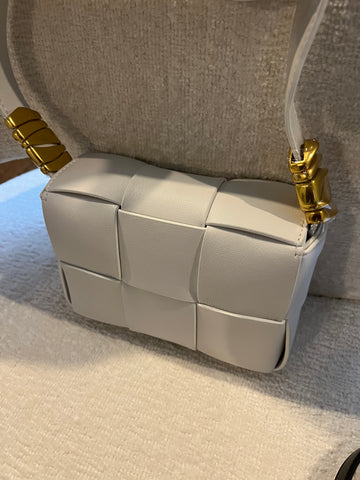Mini leather bag - gold hardware