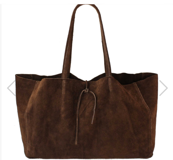 Genuine suede tote – Wonnaful