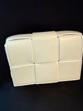 Mini woven leather bag - crossbody