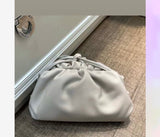 Smooth leather cloud bag