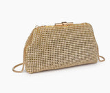 Stone cutch removable chain strap