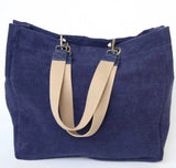 Large Terry solid beach bag