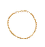 Love link cz gold filled bracelet