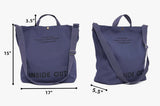 Canvas bag - crossbody inside out!