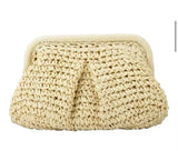Straw clutch - Neutrals