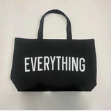 Everything oversized canvas bag