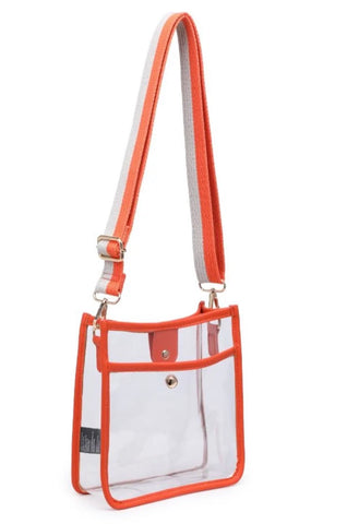 Clear bag with color trim