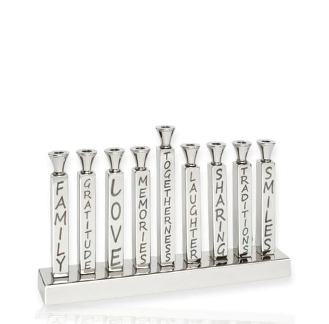 Silver menorah