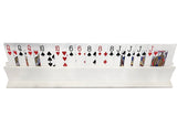 Canasta rack card holder