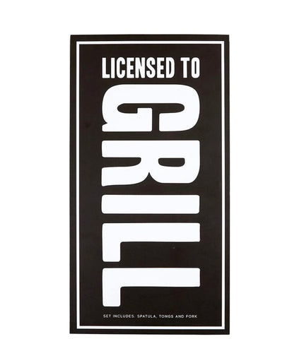 BBQ Tools Book Box - Licensed to Grill