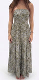 Size medium long strapless dresses