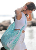 Turquoise Bandana hobo