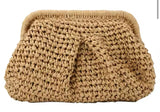 Straw clutch - Neutrals