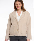 Jacket cardigan - stone