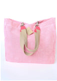 Large Terry solid beach bag