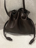 Cinch leather bag - small and large