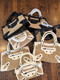 Small satchel Rafia
