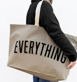 Everything oversized canvas bag