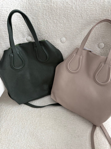 Gramercy leather tote