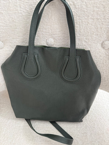 Gramercy leather tote