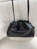 Smooth leather cloud bag